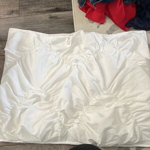 pottery barn teen ruffle pillow case sham